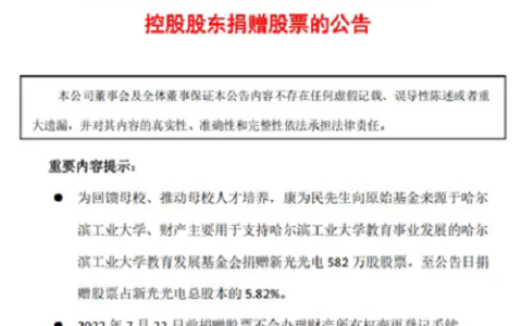 股权捐赠为何频引关注？
