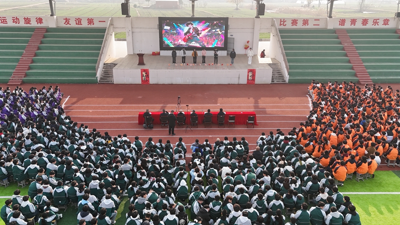 好人好事 霍邱县周集中学：律动校园舒雅韵  弦歌逐梦迎新年