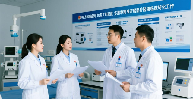 市场监管看山东|枣庄市医疗器械临床转化工作实现新突破