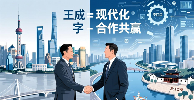 优势互补携手打造世界级产业集群 陈吉宁龚正与王成等宁波市领导座谈