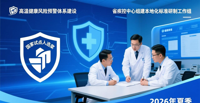 山东省疾控中心入选国家本地化高温健康风险预警发布标准研制试点单位