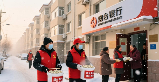 这次“双报到”很热乎！烟台银行岁末进社区