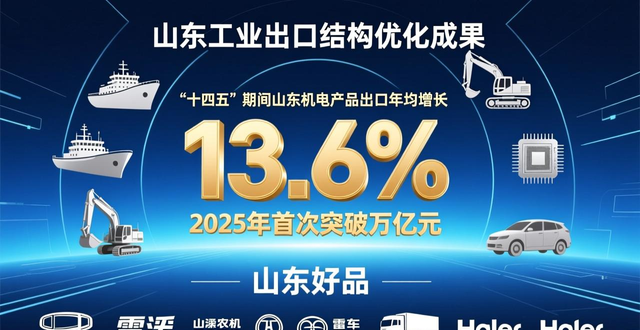 “十四五”期间山东省累计进出口规模16.21万亿元