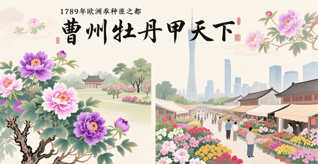 菏泽“下广”催花牡丹即将上市
