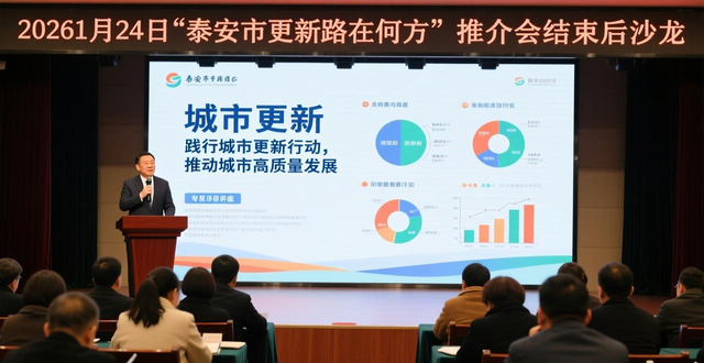 “投资泰安·更新未来”二〇二六泰安城市更新项目推介会举办