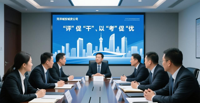 菏泽城投城资公司召开2025年度述职考核会议