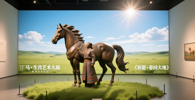 马·生肖艺术大展在上图东馆揭幕 200多件展品诠释马的千姿百态 看“天马行空” 找到自己的“马上美好”