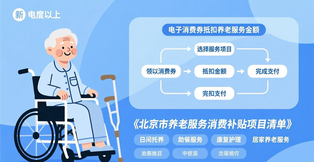 中度以上失能老年人养老服务消费补贴开始申领