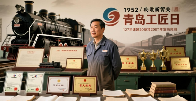 青岛工匠管益辉入围“大国工匠年度人物”：34年匠心筑梦，助力中国高铁领跑世界