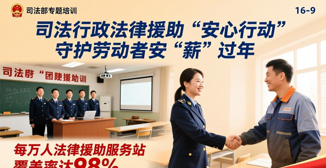 司法行政法律援助“安心行动”守护劳动者安“薪”过年