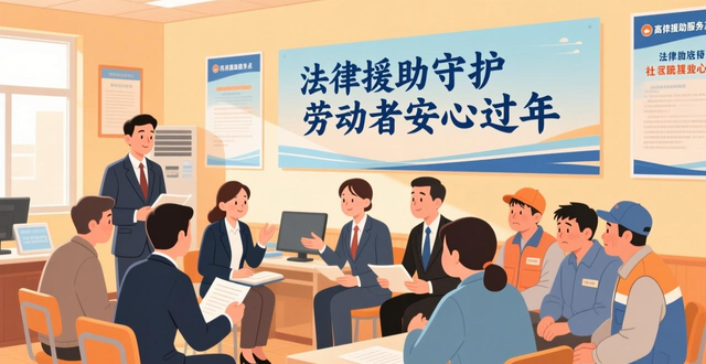 法律援助守护劳动者安心过年