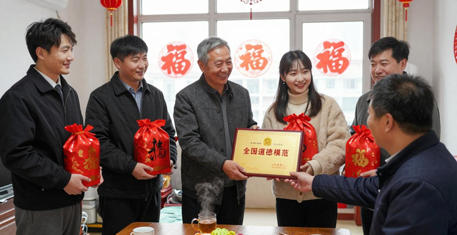 中央精神文明建设办公室走访慰问全国道德模范
