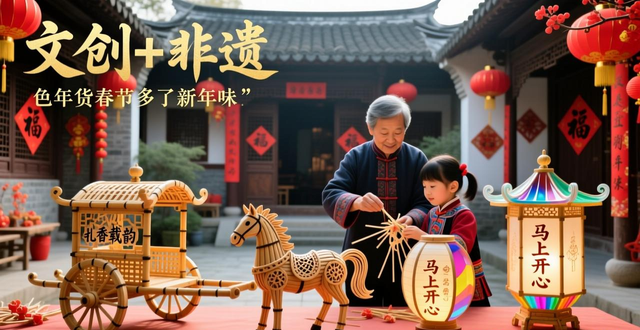 “文创+非遗”特色年货让春节多了新年味