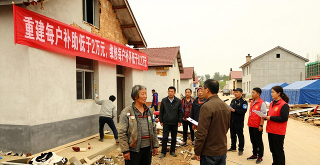 霍邱县受灾群众救助暂行标准