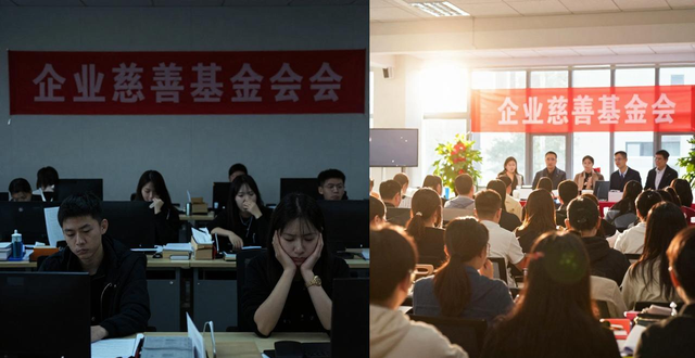 有的企业对员工不好，怕影响品牌形象，就用做慈善遮羞