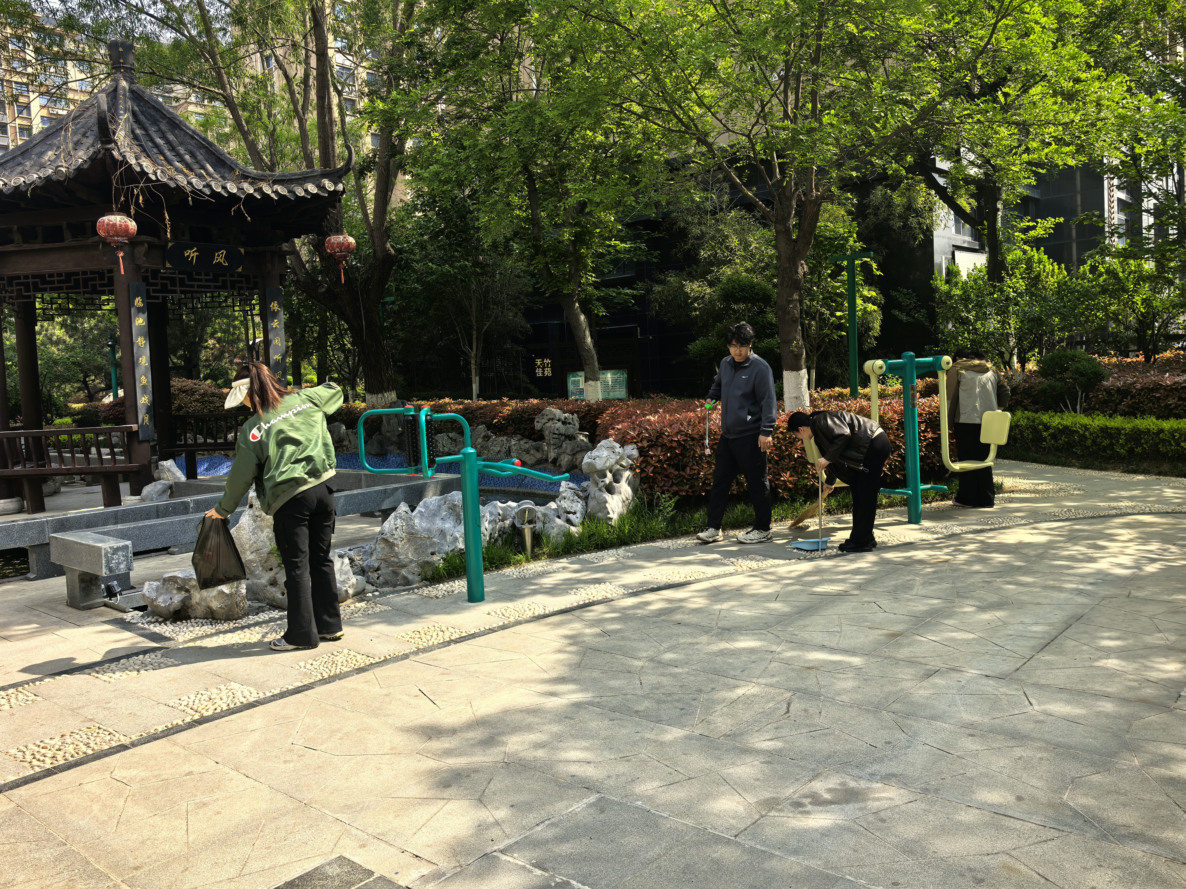 “整治环境卫生 共建美好家园”——泰山区学苑社区开展环境卫生集中整治专项行动