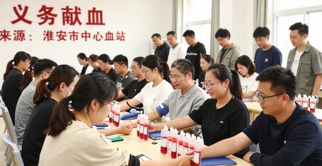 义务献血 来源：淮安市中心血站