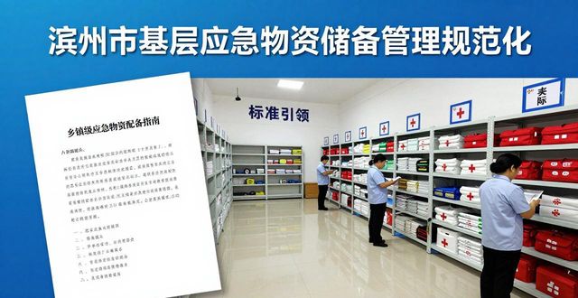 建管用三位一体   储调配全域贯通 ——滨州市基层应急物资储备从“有储备”向“优保障”的转型实践