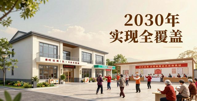 到2030年相关社区养老服务设施 覆盖率不低于70%