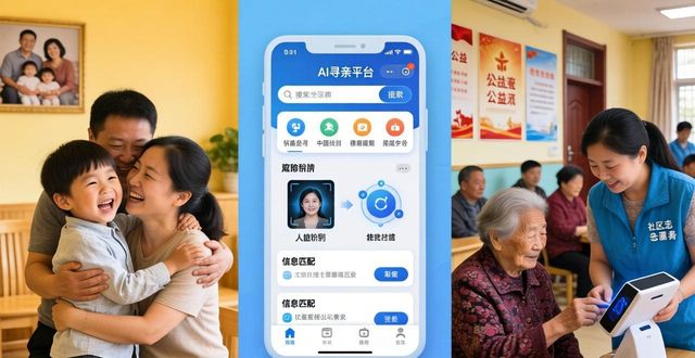 224名被拐儿童找到家，AI基础服务公益化，中国路径惠及亿万民生