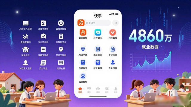 催生15个新职业，快手AI多场景深耕，赋能4860万就业促数字普惠
