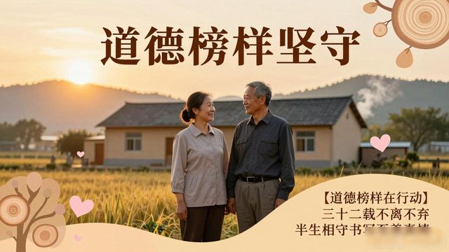 【道德榜样在行动】三十二载不离不弃半生相守书写至善真情