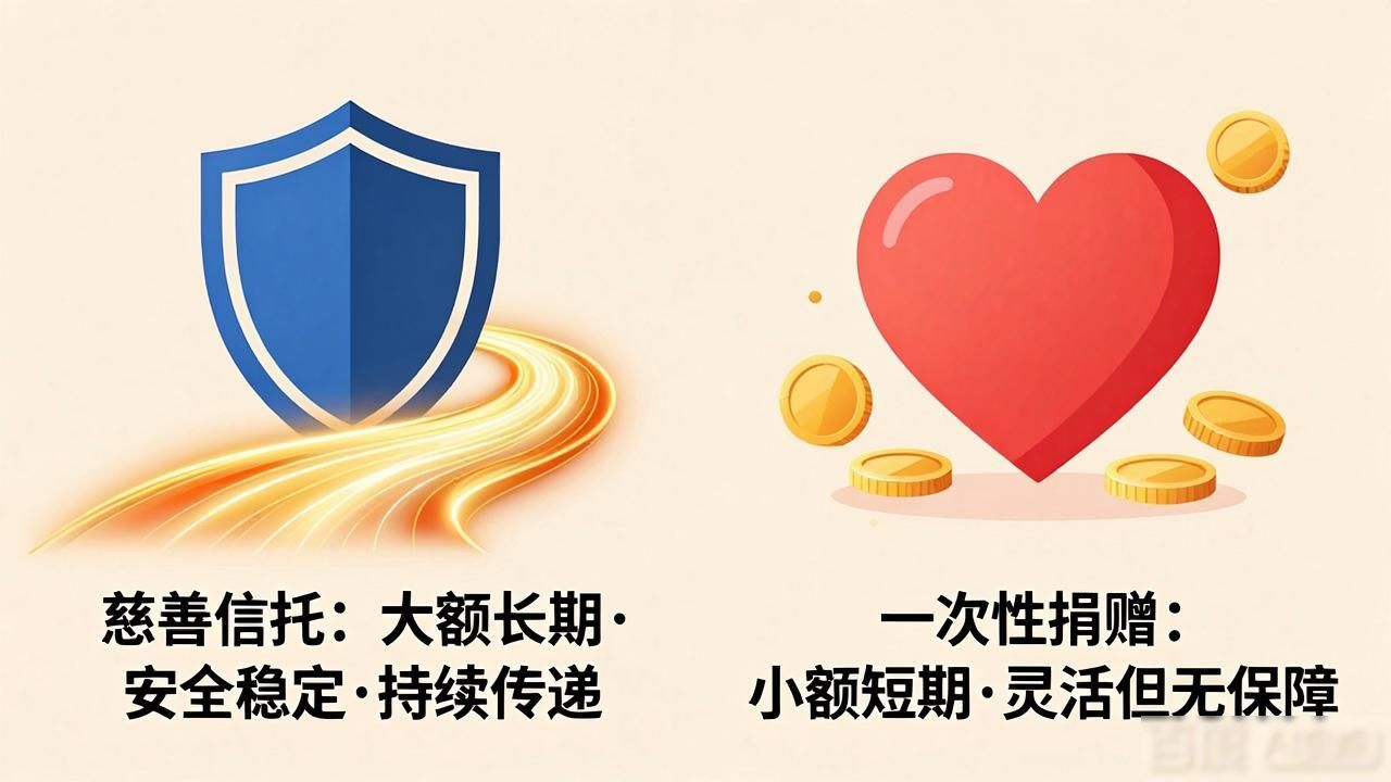 慈善信托百问百答⑧｜慈善信托与直接向基金会捐赠有何区别？