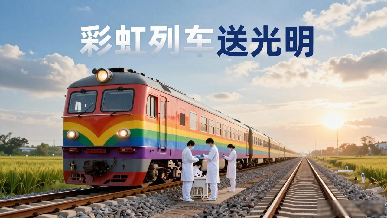 “彩虹列车”送光明，铁轨织就新希望