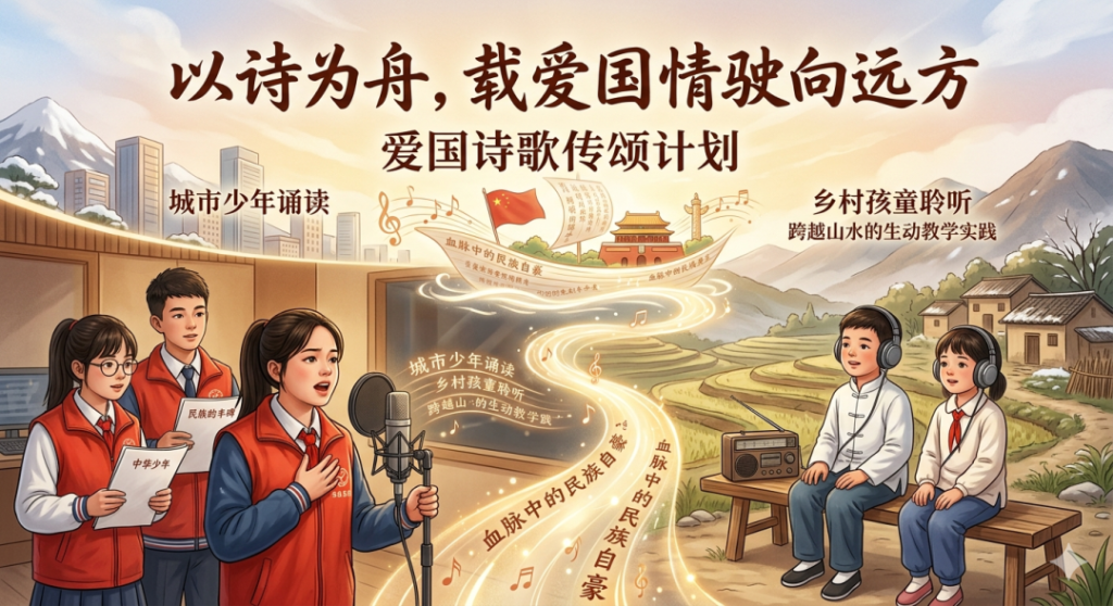 张芷祎:倔强女孩柔情诵读,以《锦绣》织就爱国梦