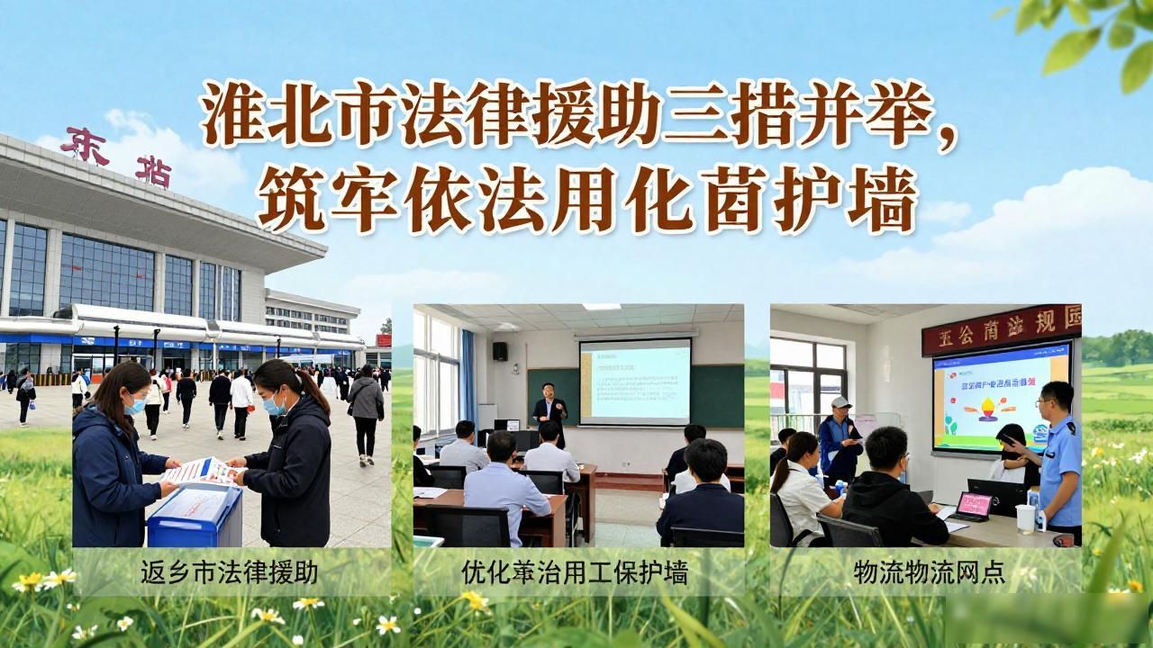 淮北市法律援助三措并举助力优化法治化营商环境
