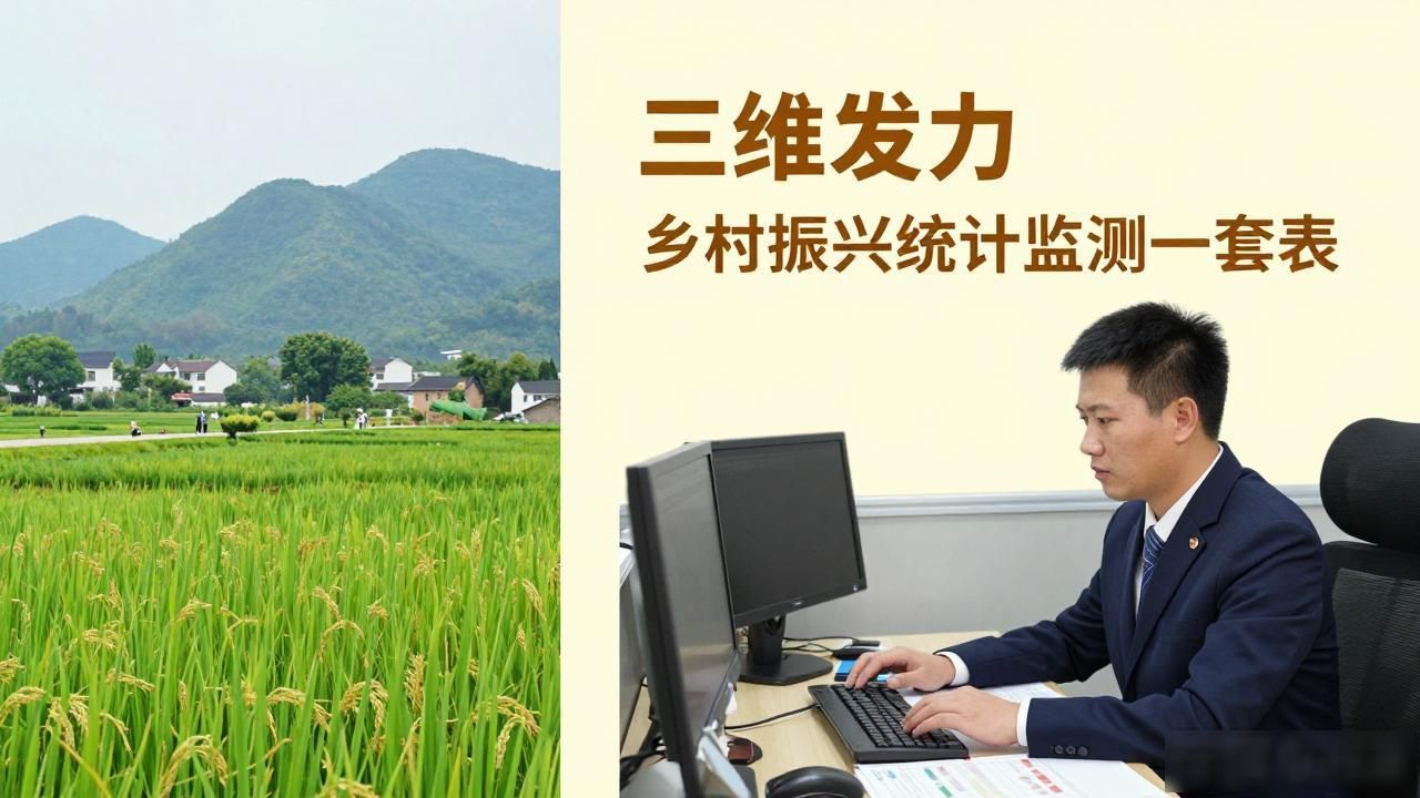 “三维发力”抓实乡村振兴统计监测一套表统计工作