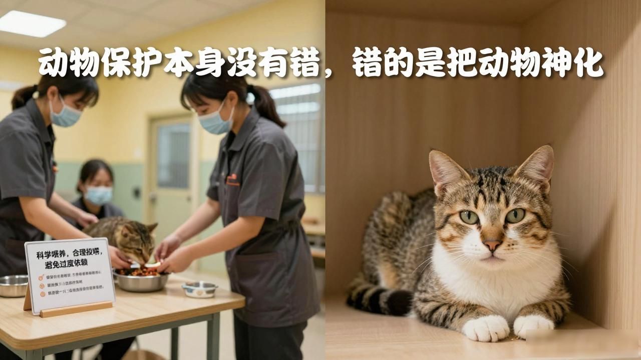 动物保护本身没有错错的是把动物神化
