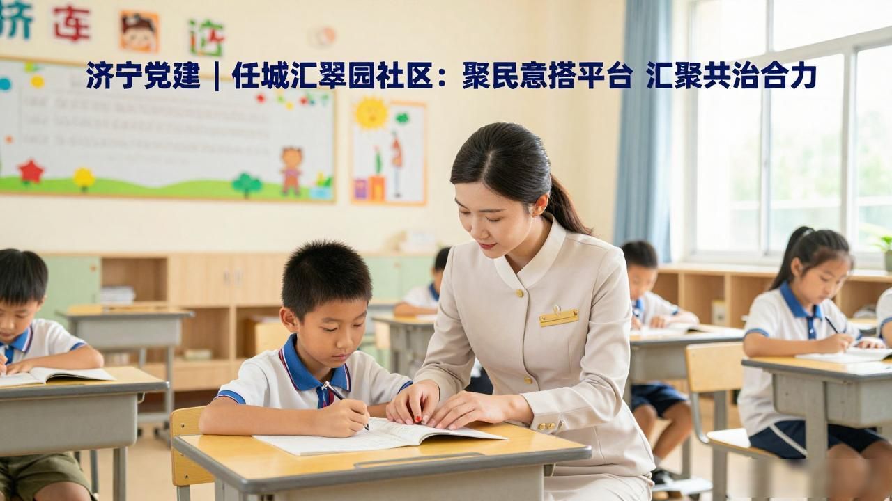 济宁党建 | 任城汇翠园社区：聚民意搭平台 汇聚共治合力