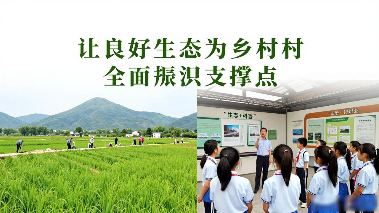 让良好生态成为乡村全面振兴支撑点