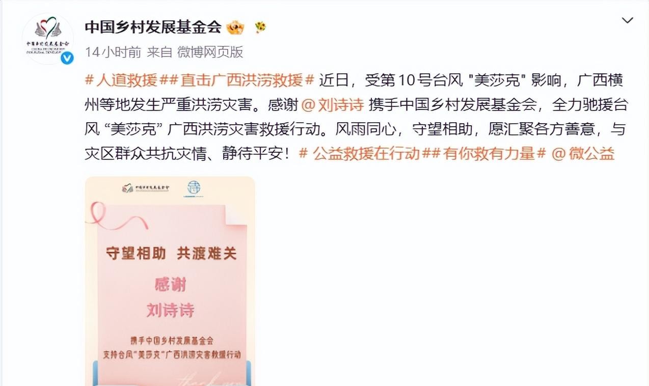 明星低调捐款_高调联合捐赠模式_明星公益