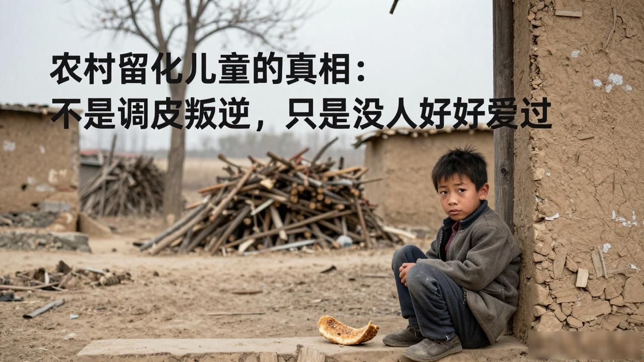 农村留守儿童的真相：不是调皮叛逆，只是没人好好爱过