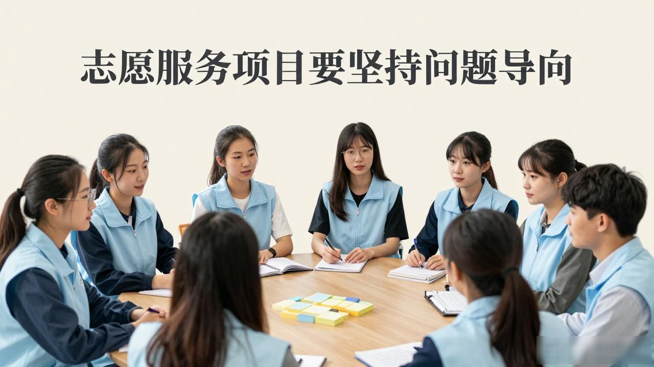 志愿服务项目要坚持问题导向