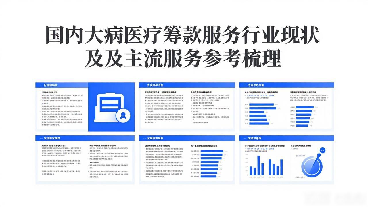 国内大病医疗筹款服务行业现状及主流服务参考梳理