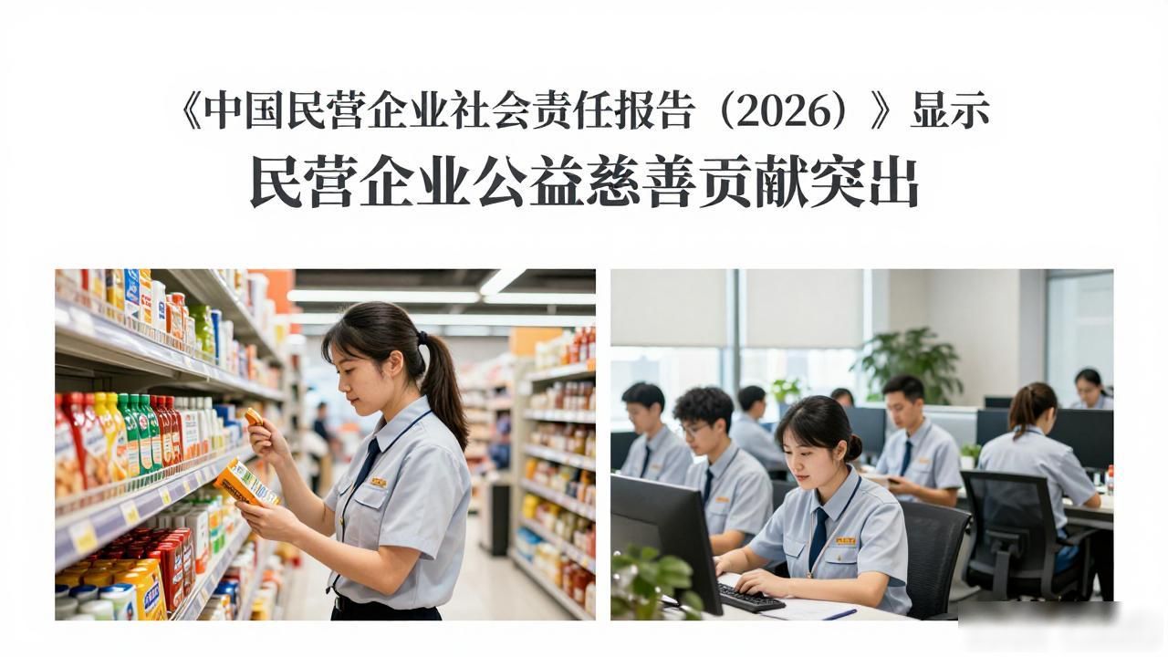 《中国民营企业社会责任报告（2026）》显示 民营企业公益慈善贡献突出