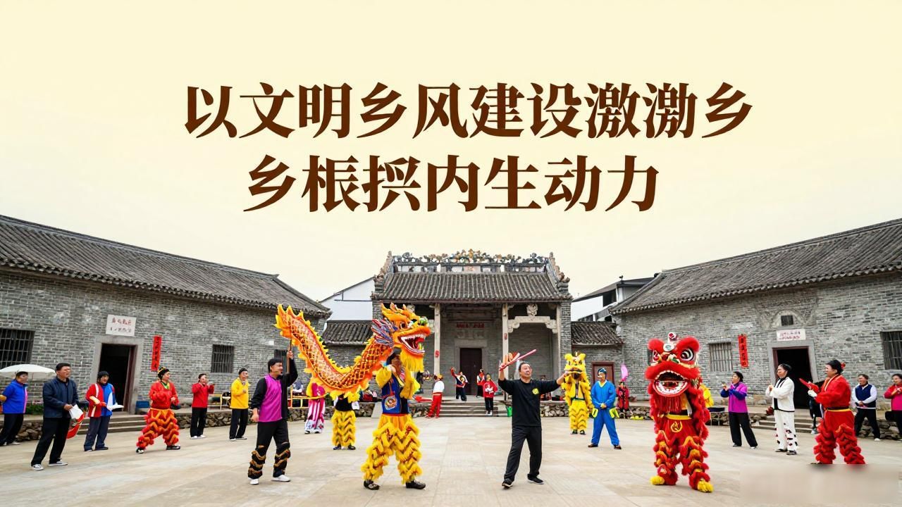 以文明乡风建设激活乡村振兴内生动力