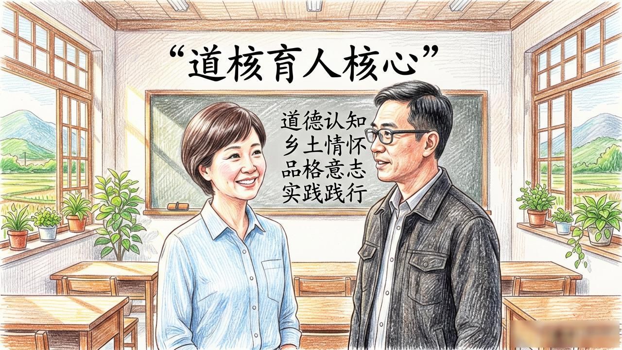 两位乡村教师的暑期家访路