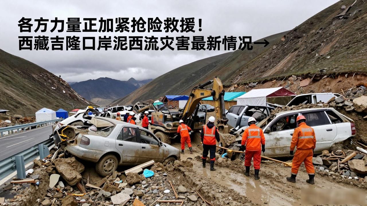 各方力量正加紧抢险救援！西藏吉隆口岸泥石流灾害最新情况→
