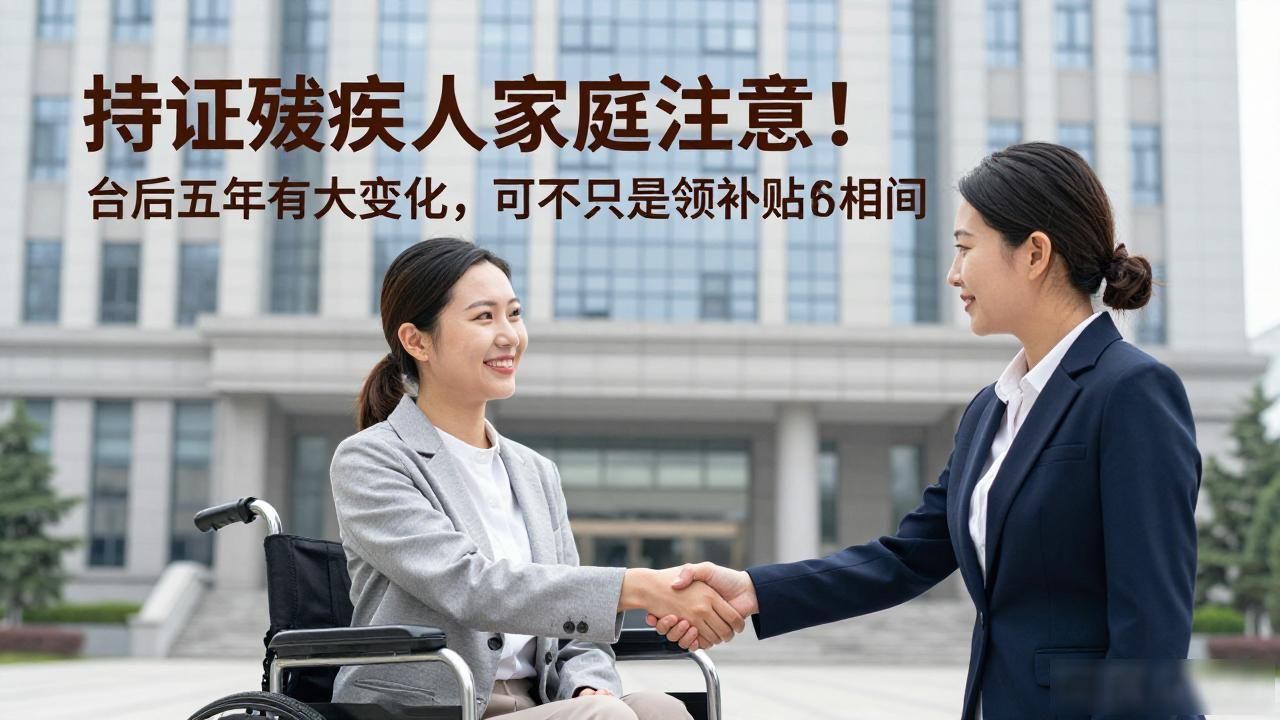 持证残疾人家庭注意！今后五年有大变化，可不只是领补贴那么简单