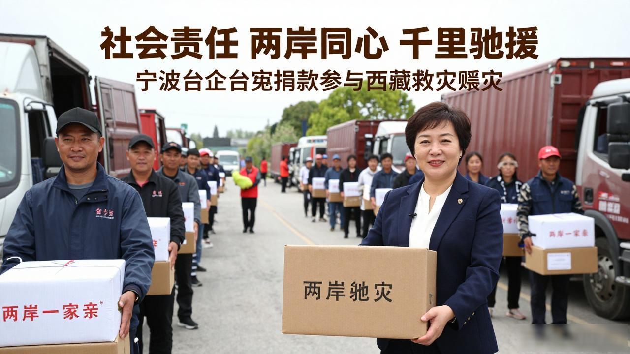 社会责任 两岸同心 千里驰援 宁波台企台胞捐款参与西藏救灾赈灾