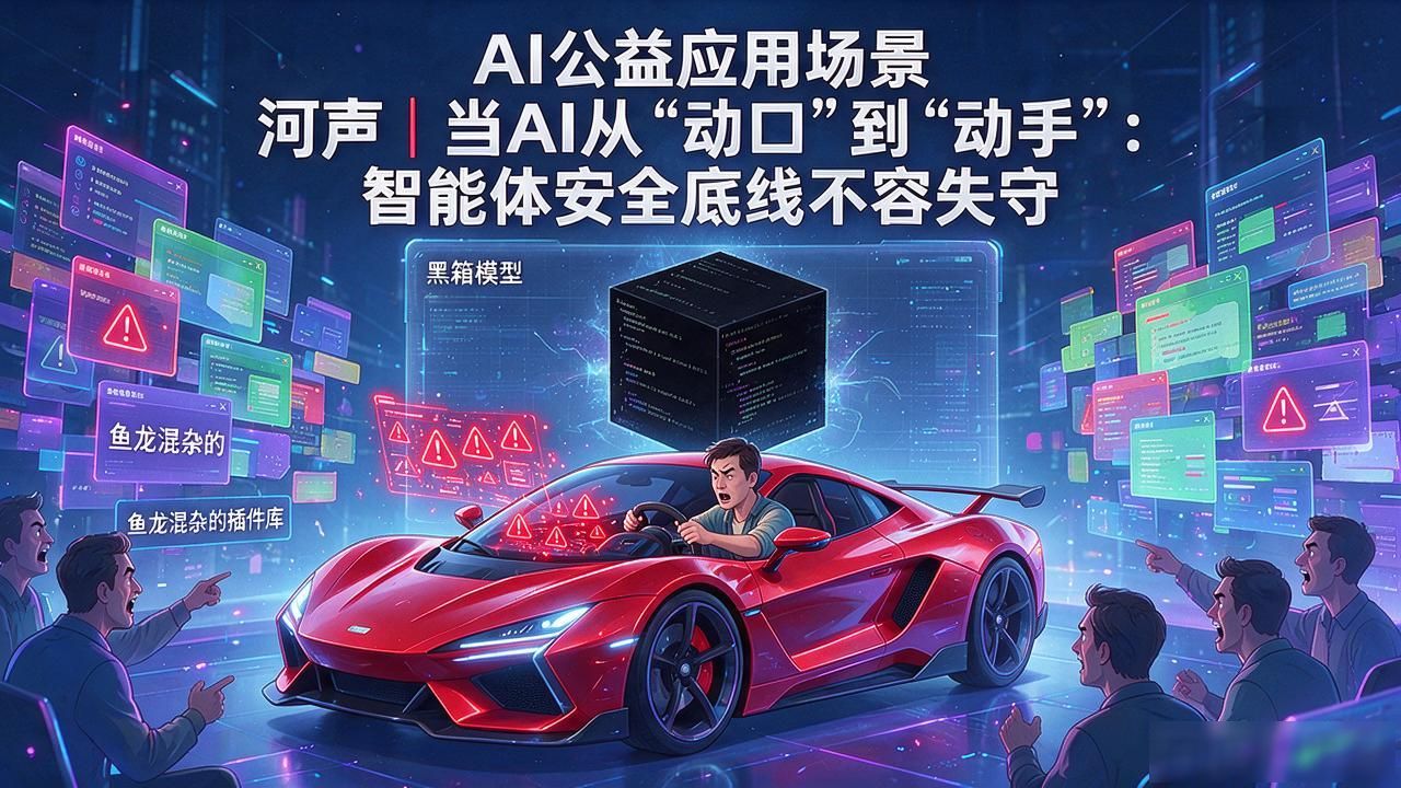 AI公益应用场景 河声丨当AI从“动口”到“动手”：智能体安全底线不容失守
