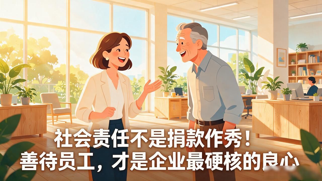 社会责任不是捐款作秀！善待员工，才是企业最硬核的良心